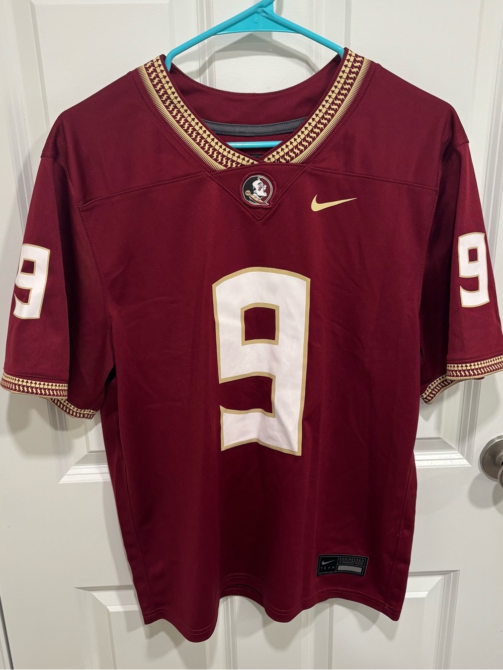 Nike NCAA Florida State Seminoles Godreau #9 Football Jersey Boys Size XL